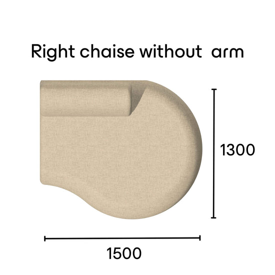 Eclipse right chairs module without arm specifications 