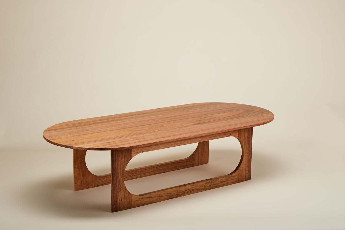 Ethos coffee table in blackwood solid timber - 1200mm long