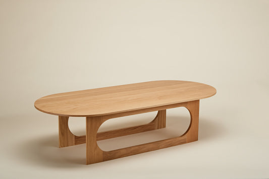 Ethos coffee table in American white oak - 1200mm